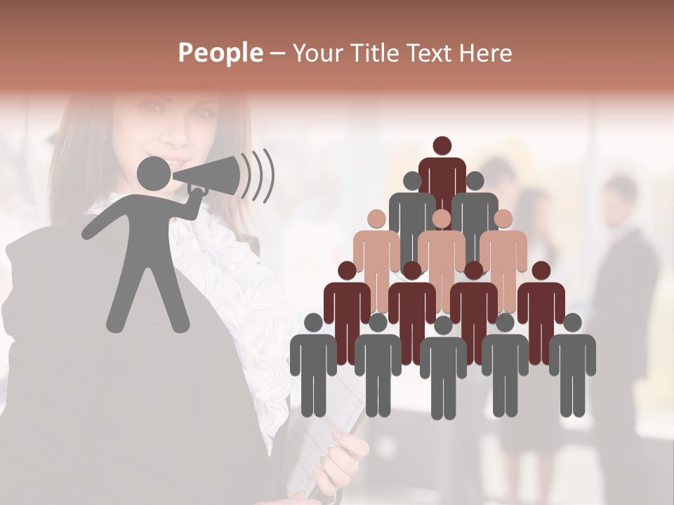 Confident Friendly Face PowerPoint Template