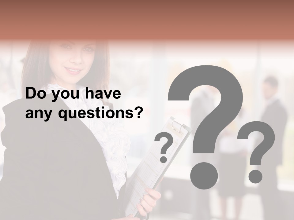 Confident Friendly Face PowerPoint Template