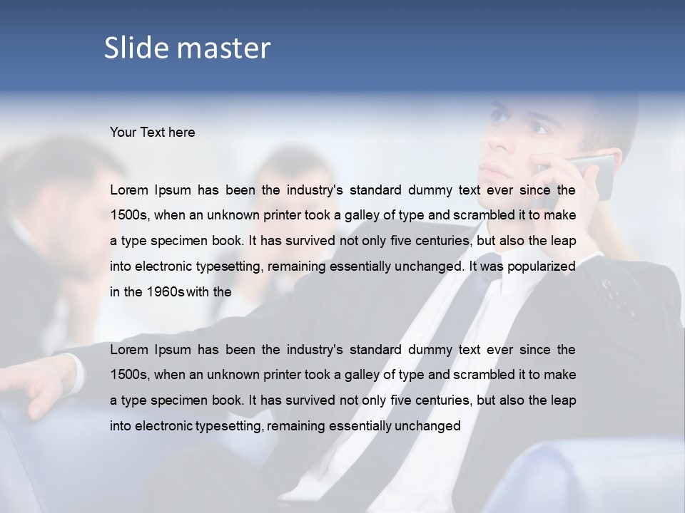 Executive Smart Work PowerPoint Template