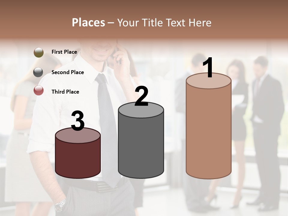 Cell Handsome Business PowerPoint Template