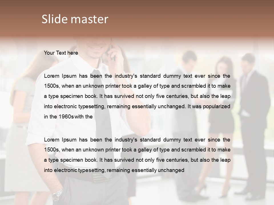 Cell Handsome Business PowerPoint Template