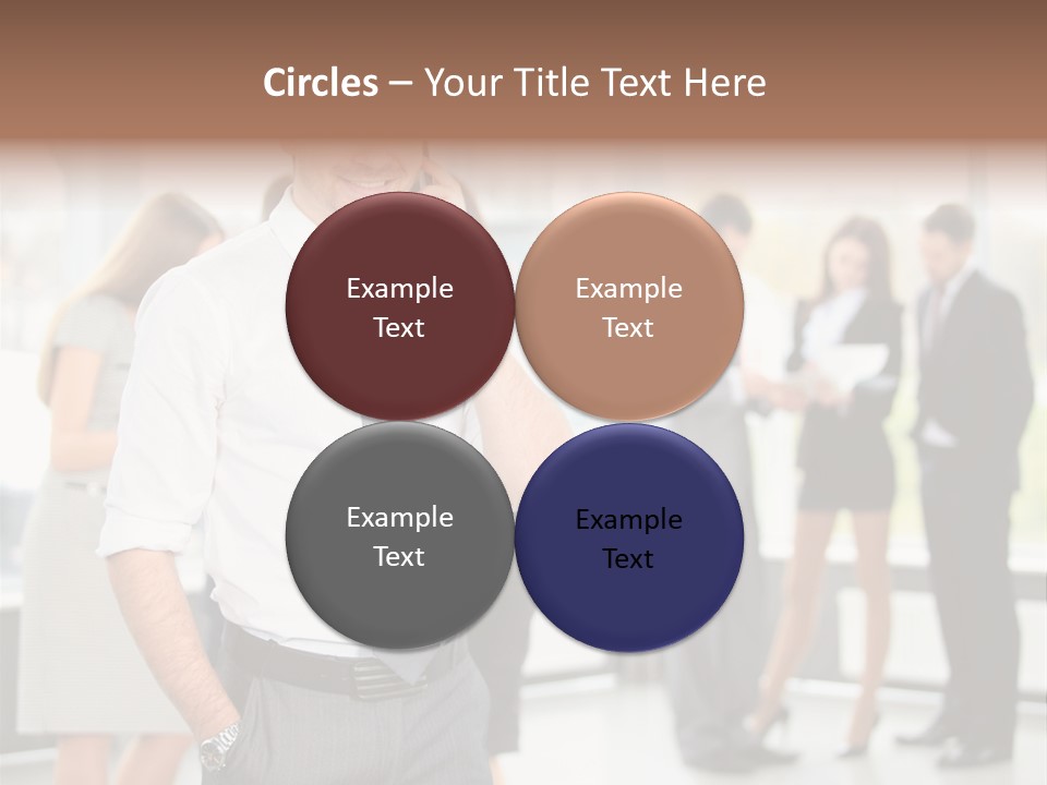 Cell Handsome Business PowerPoint Template