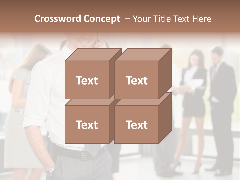 Cell Handsome Business PowerPoint Template