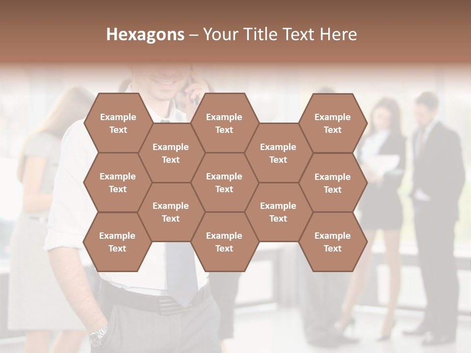 Cell Handsome Business PowerPoint Template