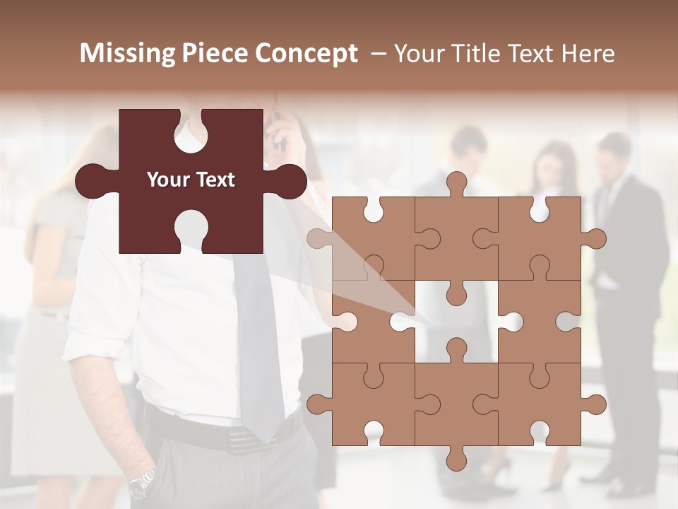 Cell Handsome Business PowerPoint Template