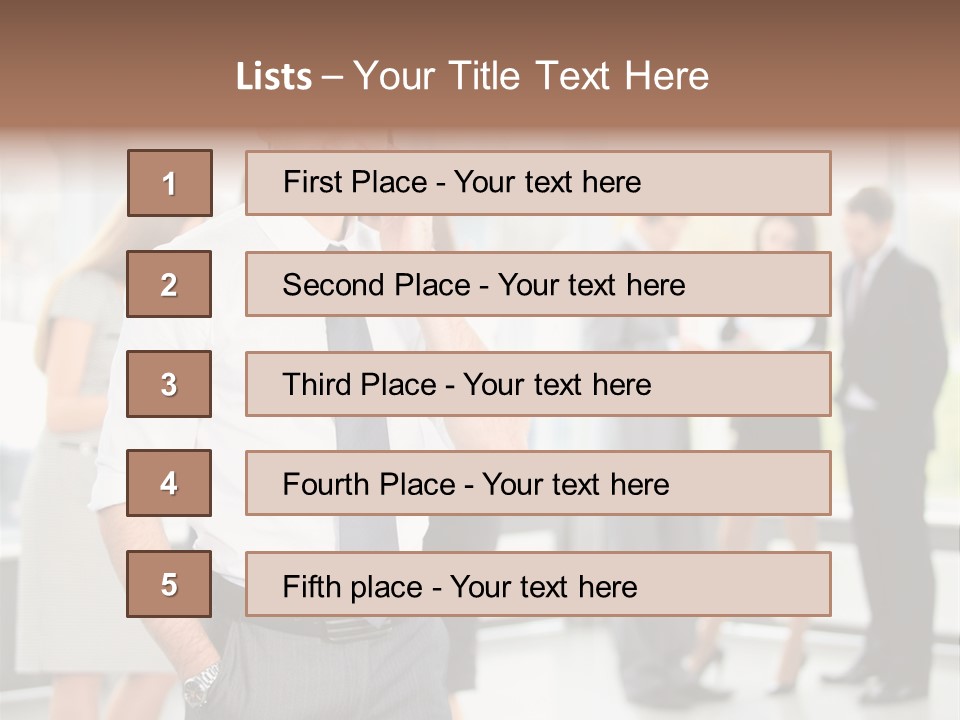 Cell Handsome Business PowerPoint Template