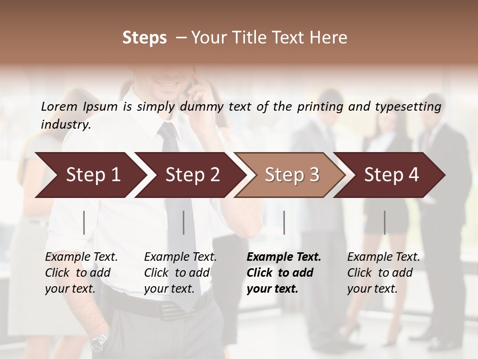 Cell Handsome Business PowerPoint Template