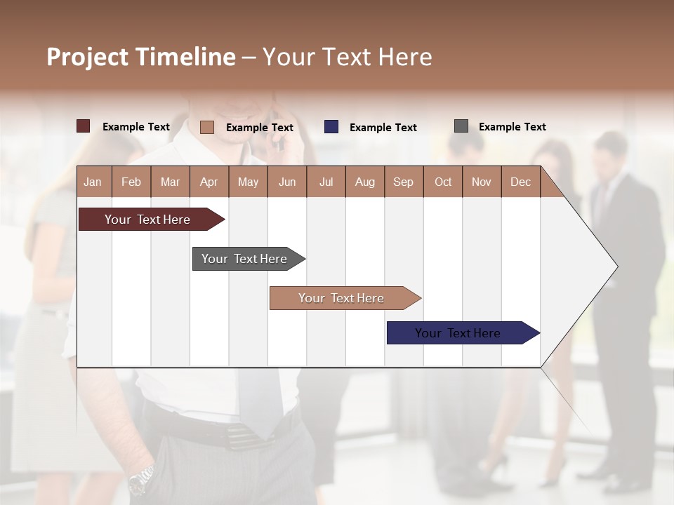 Cell Handsome Business PowerPoint Template