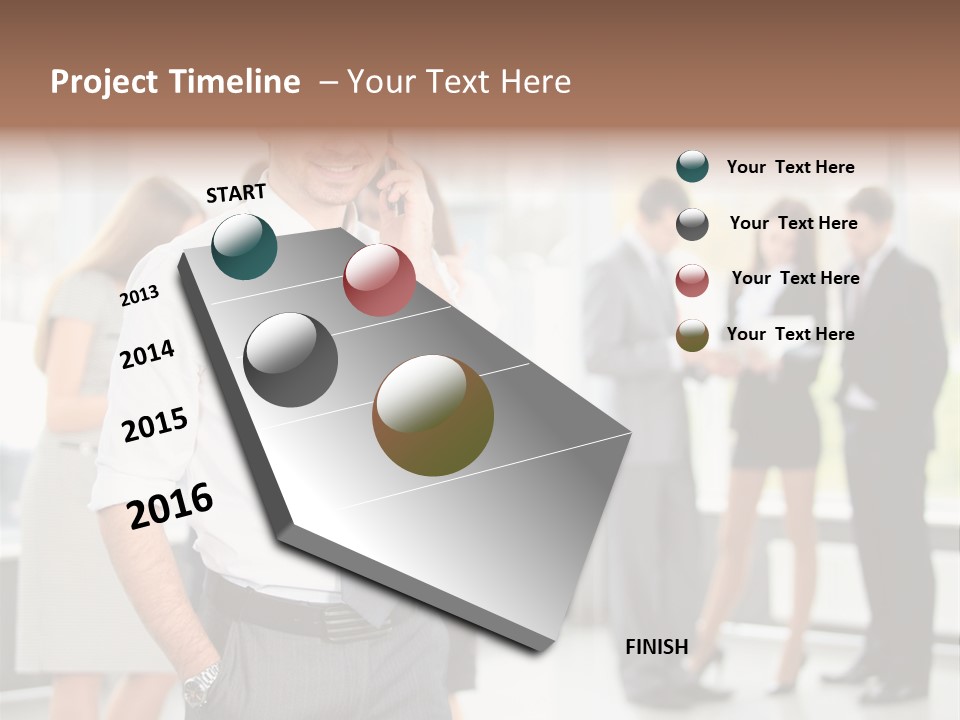 Cell Handsome Business PowerPoint Template