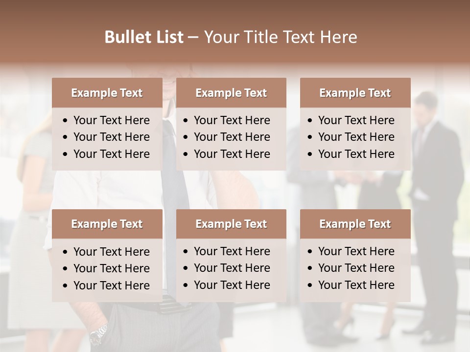 Cell Handsome Business PowerPoint Template