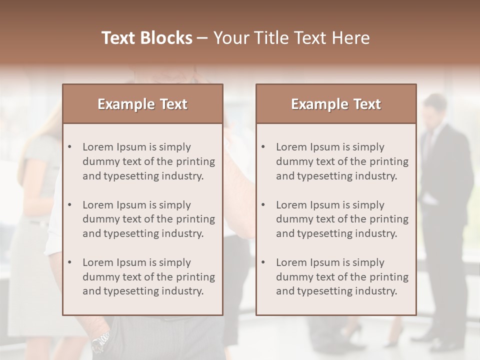 Cell Handsome Business PowerPoint Template