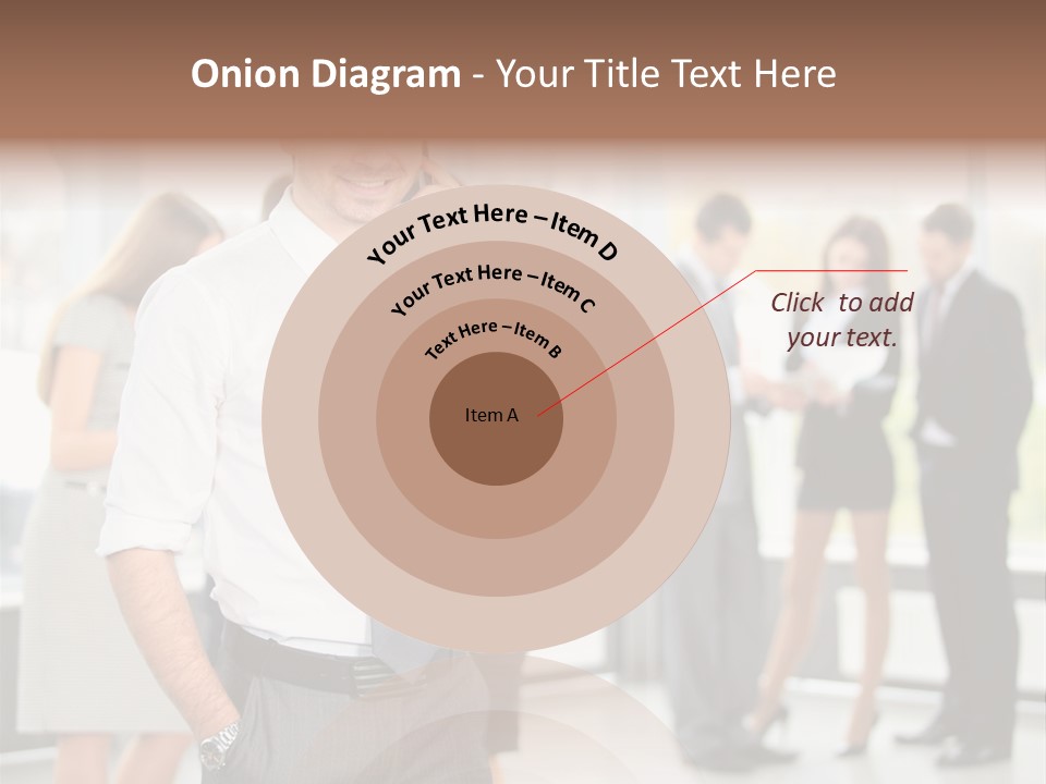 Cell Handsome Business PowerPoint Template