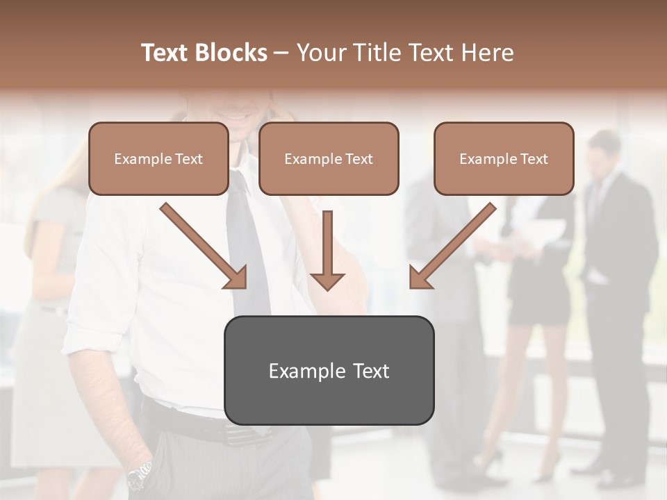 Cell Handsome Business PowerPoint Template