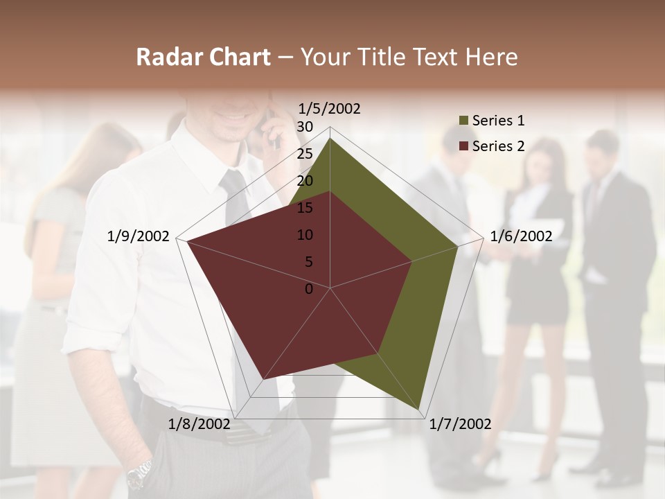 Cell Handsome Business PowerPoint Template