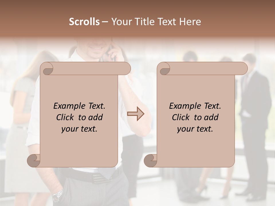Cell Handsome Business PowerPoint Template