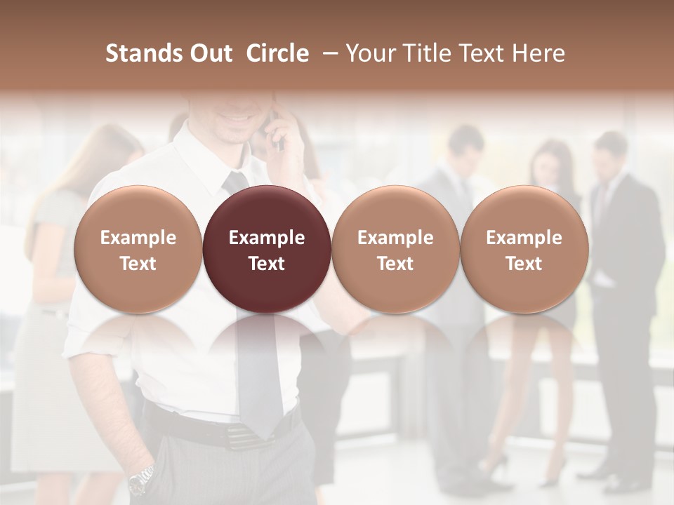 Cell Handsome Business PowerPoint Template