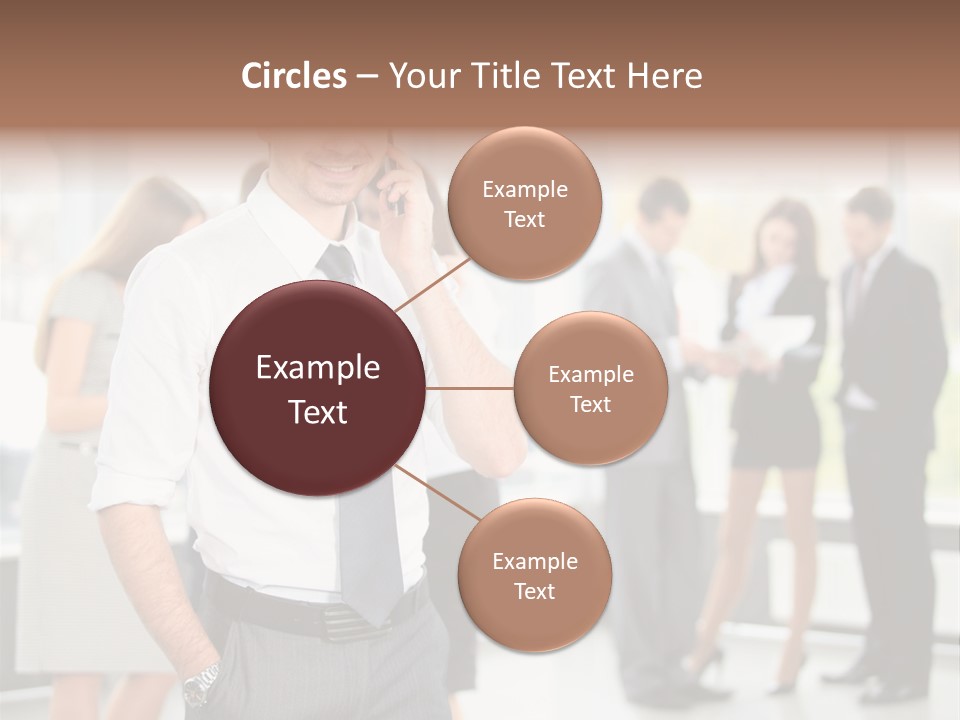 Cell Handsome Business PowerPoint Template