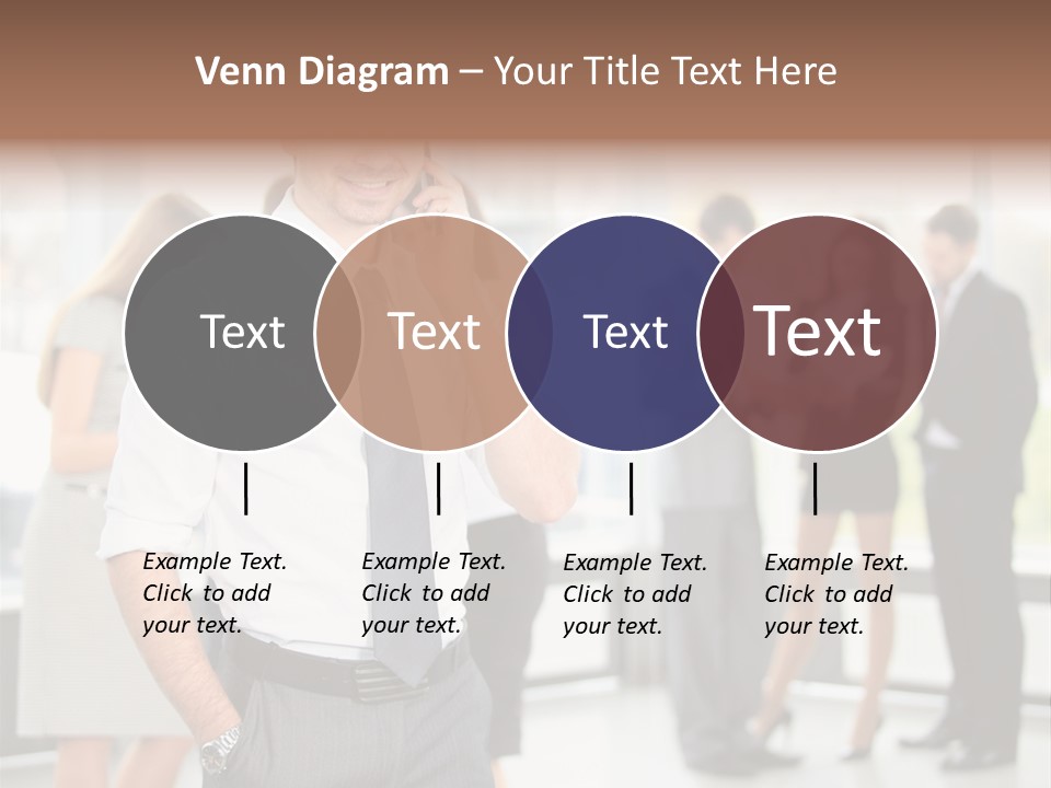 Cell Handsome Business PowerPoint Template