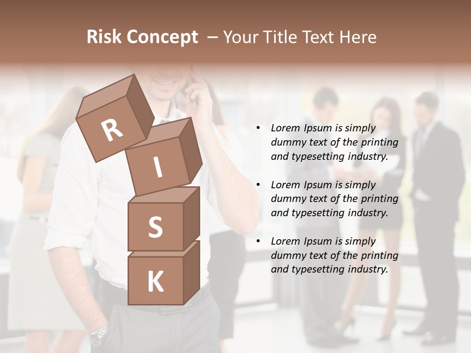 Cell Handsome Business PowerPoint Template