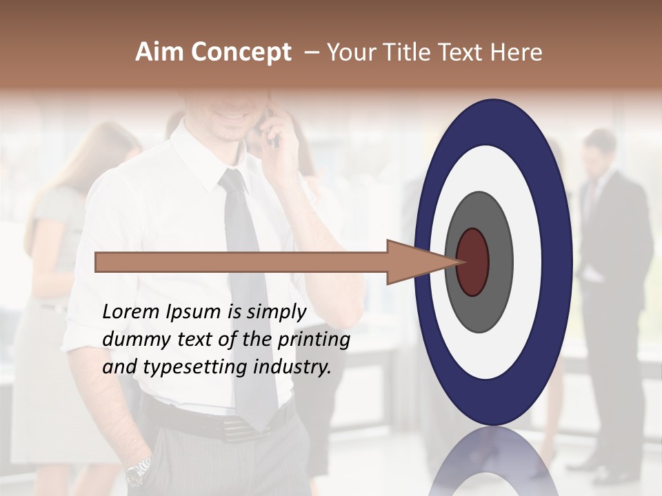 Cell Handsome Business PowerPoint Template