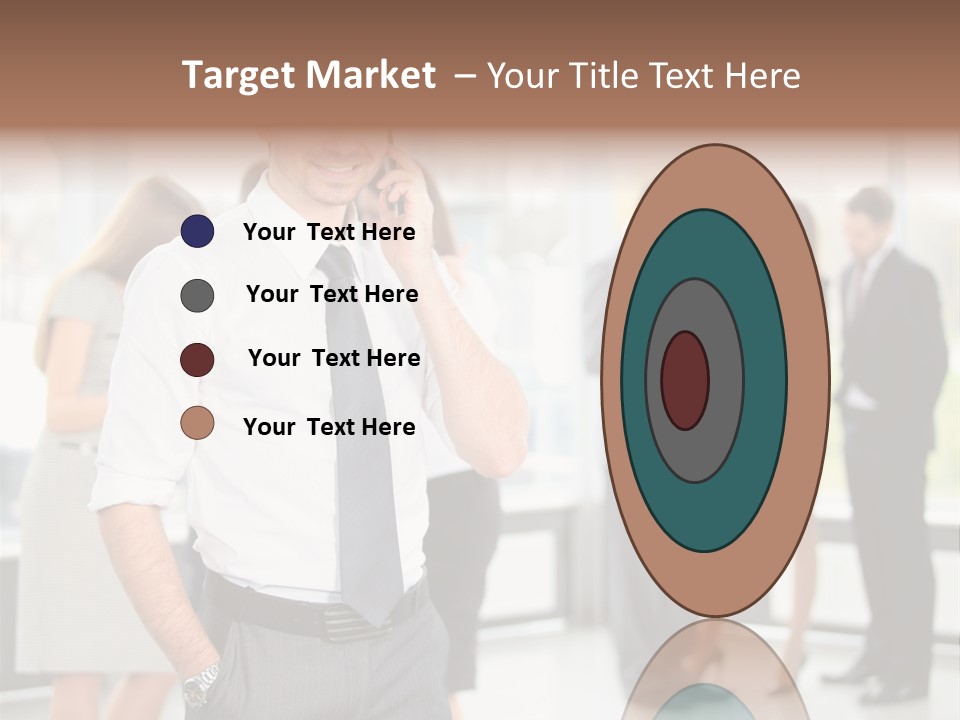 Cell Handsome Business PowerPoint Template