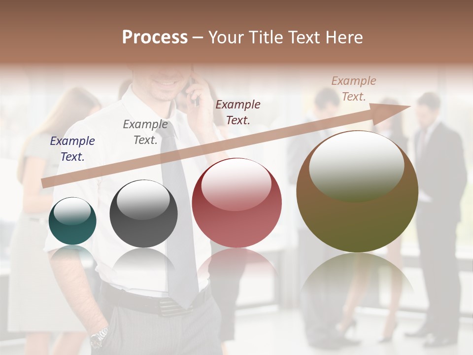 Cell Handsome Business PowerPoint Template