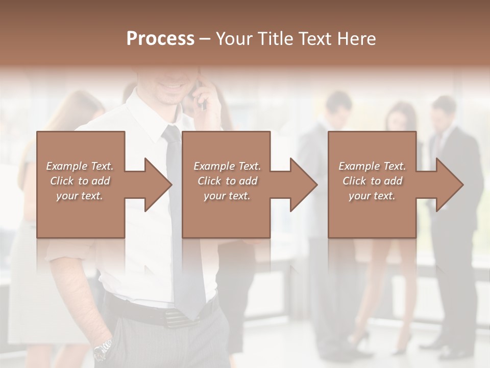 Cell Handsome Business PowerPoint Template
