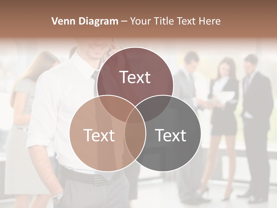 Cell Handsome Business PowerPoint Template