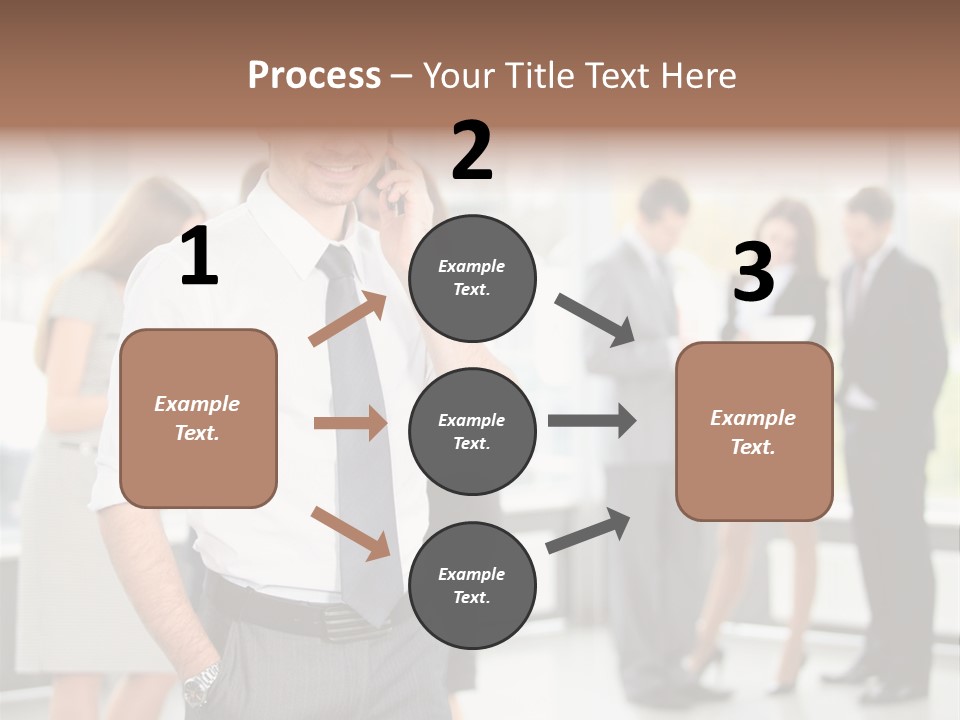 Cell Handsome Business PowerPoint Template