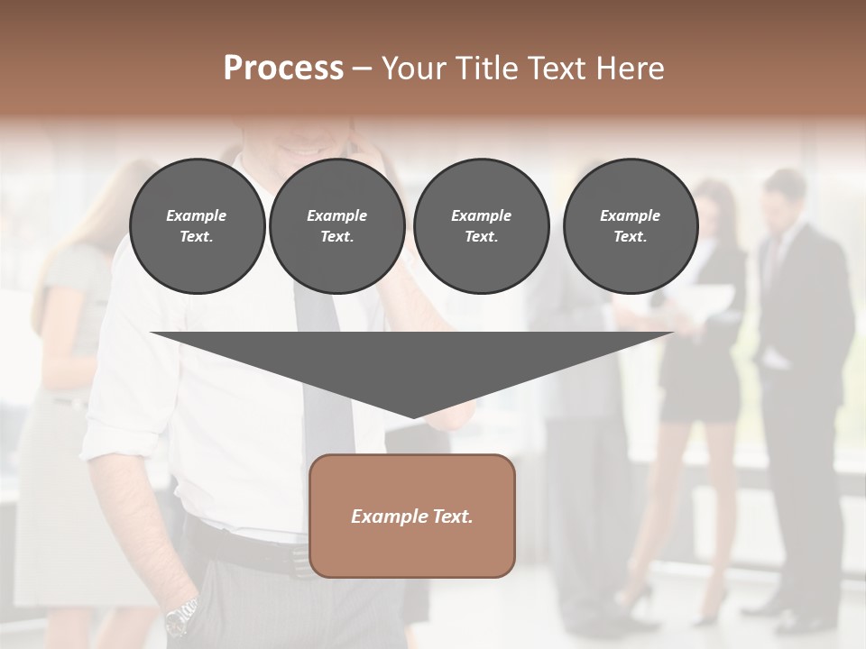 Cell Handsome Business PowerPoint Template