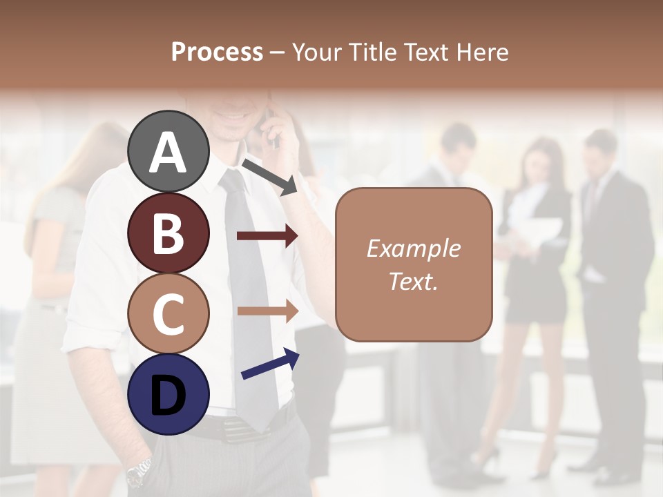 Cell Handsome Business PowerPoint Template