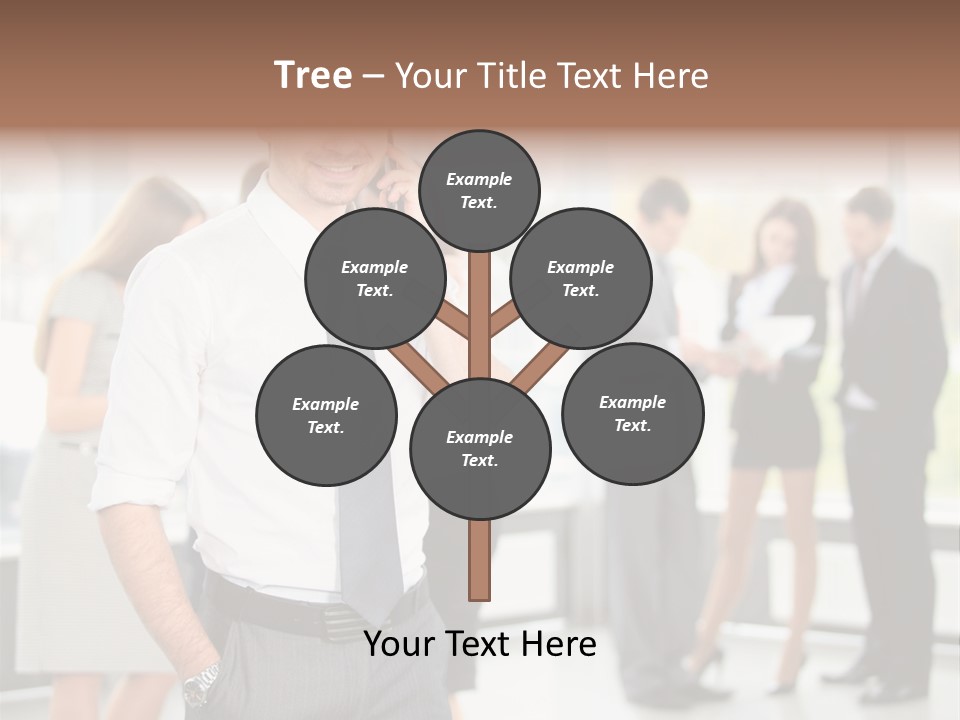 Cell Handsome Business PowerPoint Template