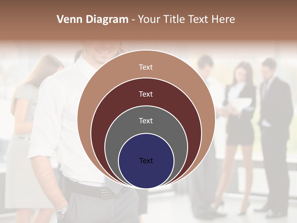 Cell Handsome Business PowerPoint Template