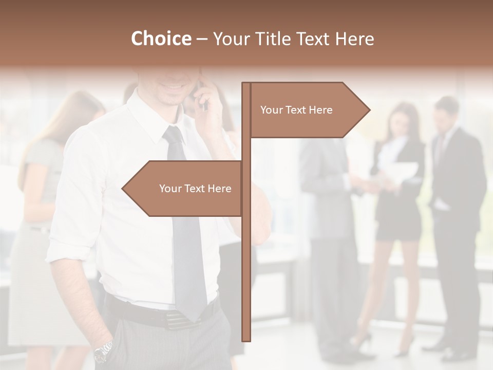 Cell Handsome Business PowerPoint Template