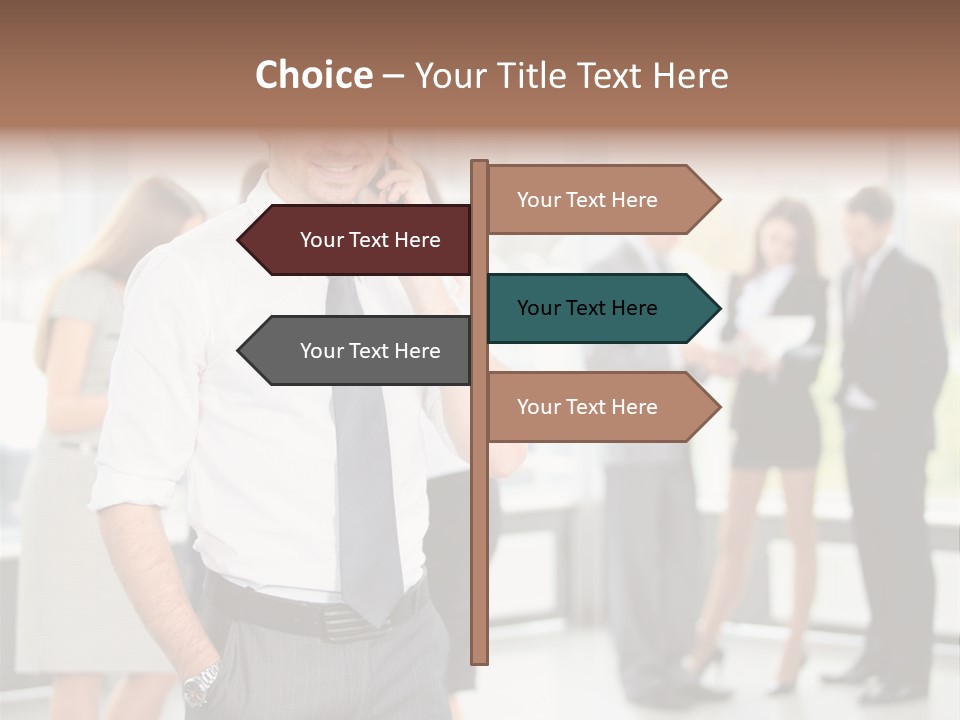 Cell Handsome Business PowerPoint Template
