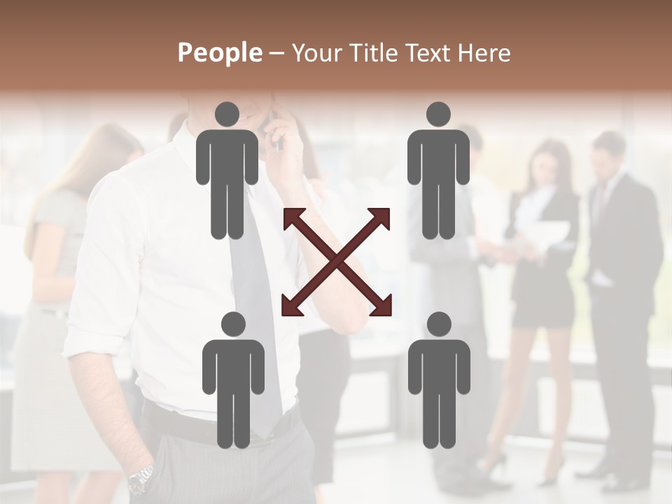 Cell Handsome Business PowerPoint Template