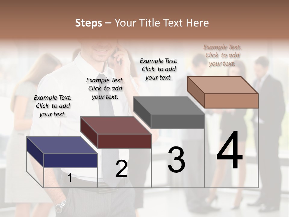 Cell Handsome Business PowerPoint Template
