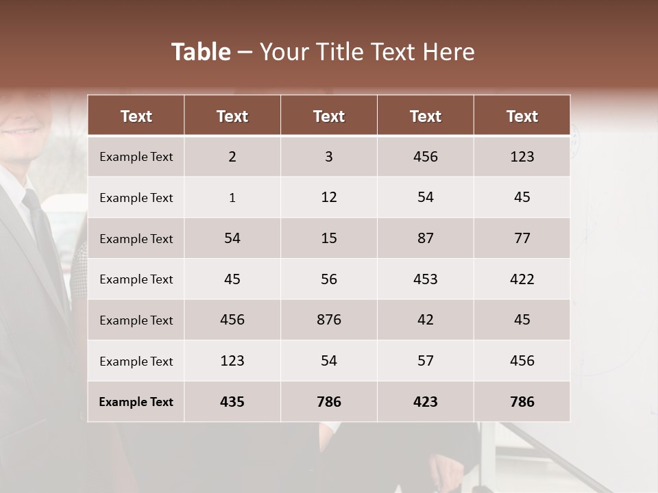 Professional Portrait Beauty PowerPoint Template