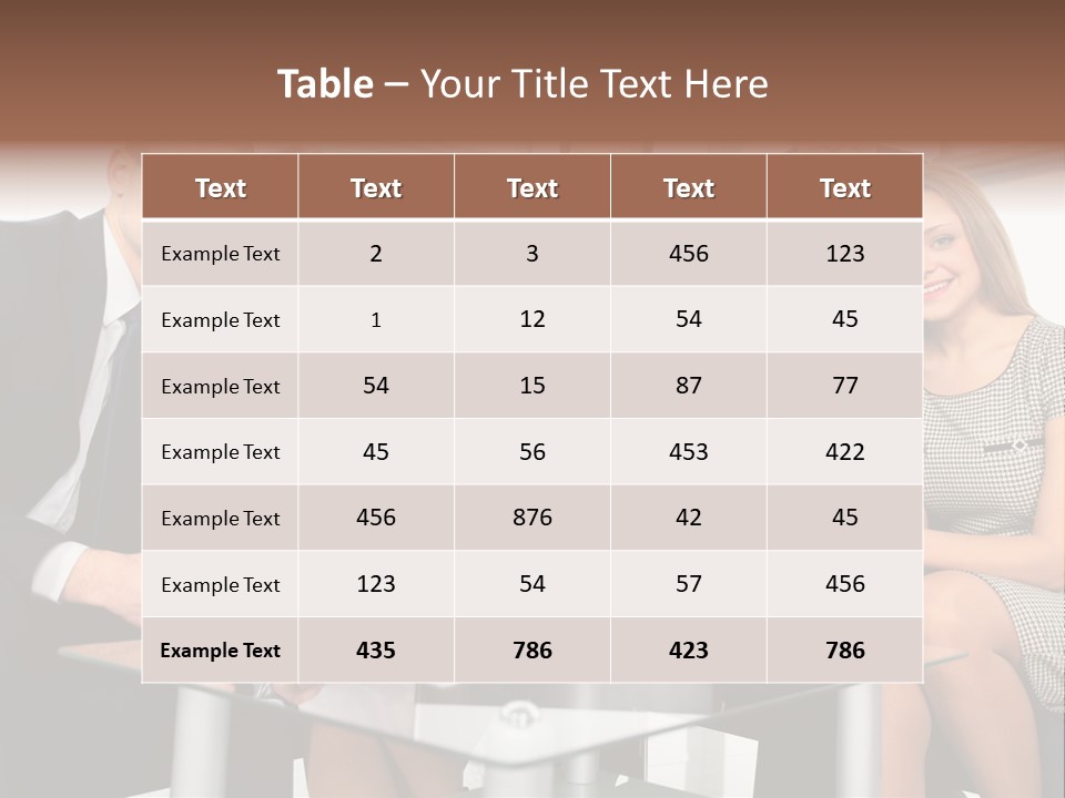 Graphs Informal Showing PowerPoint Template