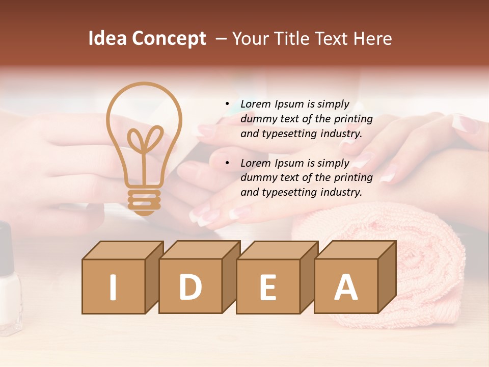 Treatment Bottle Saw PowerPoint Template