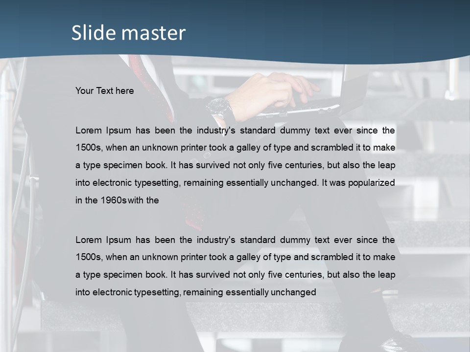 Smiling Student Man PowerPoint Template