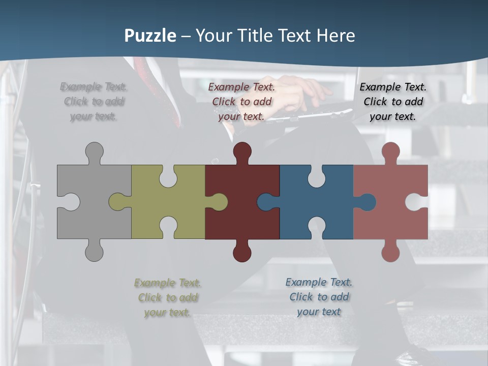 Smiling Student Man PowerPoint Template