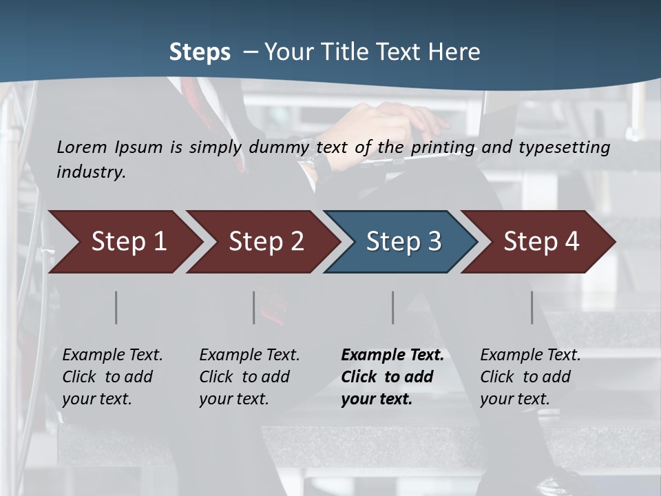 Smiling Student Man PowerPoint Template