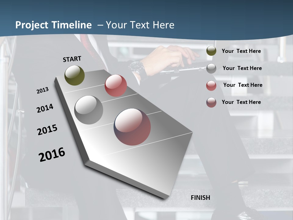Smiling Student Man PowerPoint Template