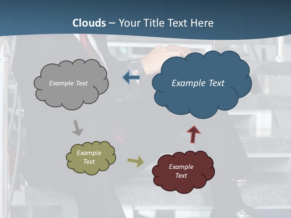 Smiling Student Man PowerPoint Template