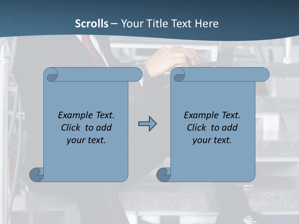 Smiling Student Man PowerPoint Template