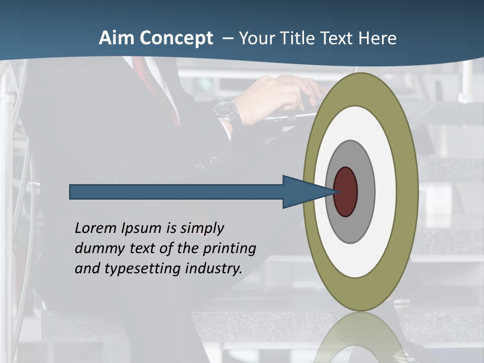 Smiling Student Man PowerPoint Template