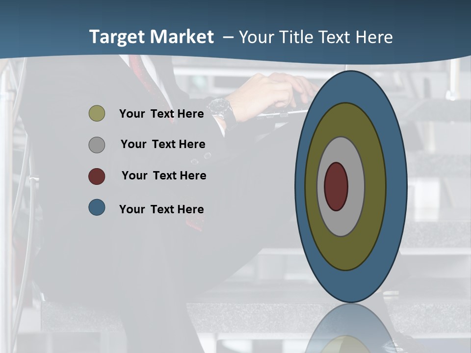 Smiling Student Man PowerPoint Template