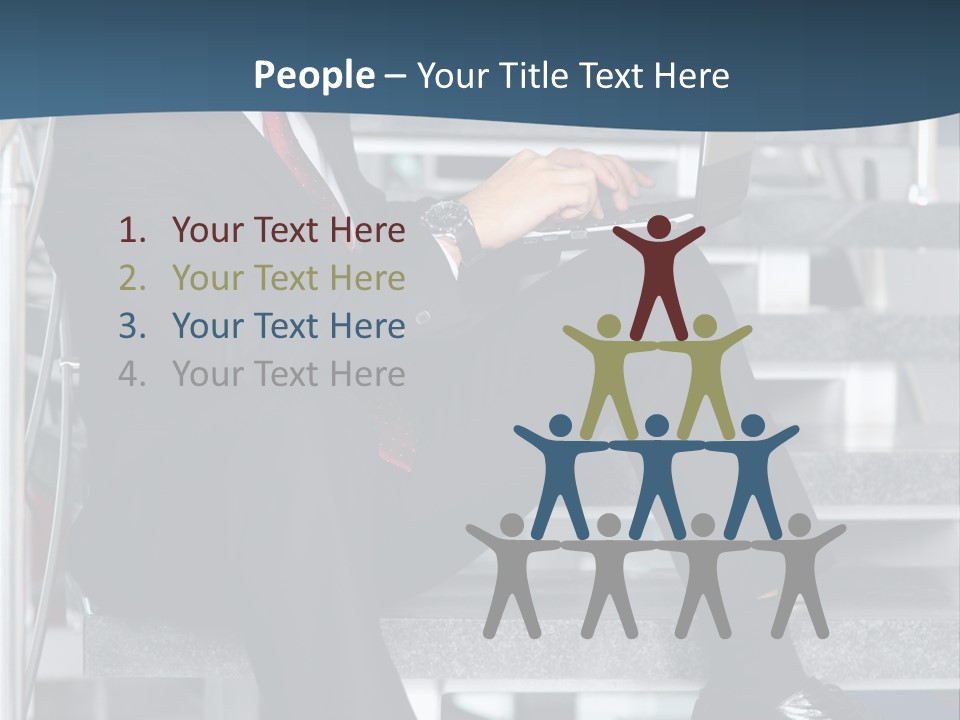 Smiling Student Man PowerPoint Template
