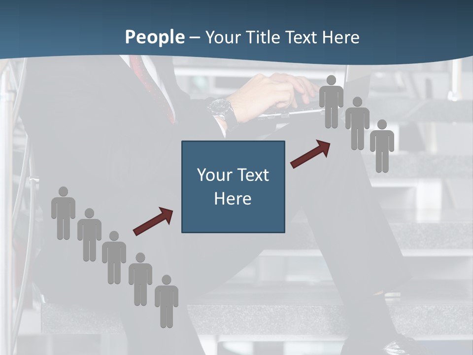 Smiling Student Man PowerPoint Template